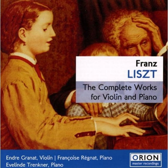 Endre Granat - Liszt: Complete Works for Violin & Piano - Classical - CD