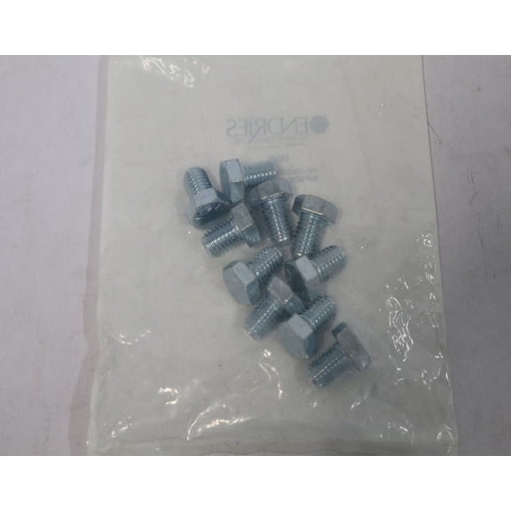 Endries International 1/2-13X3/4 Grade 5 Hex Head Cap Screw - 10 Pack
