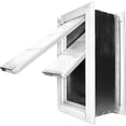 thumbnail image 1 of Endura Flap Pet Door for Walls Double Flap Extra Insulated & Cold Weather Dog Door Aluminum Frame, Telescoping Tunnel, & Locking Cover Small, Medium, Large, Extra Large White, Tan, Black Sma, 1 of 8