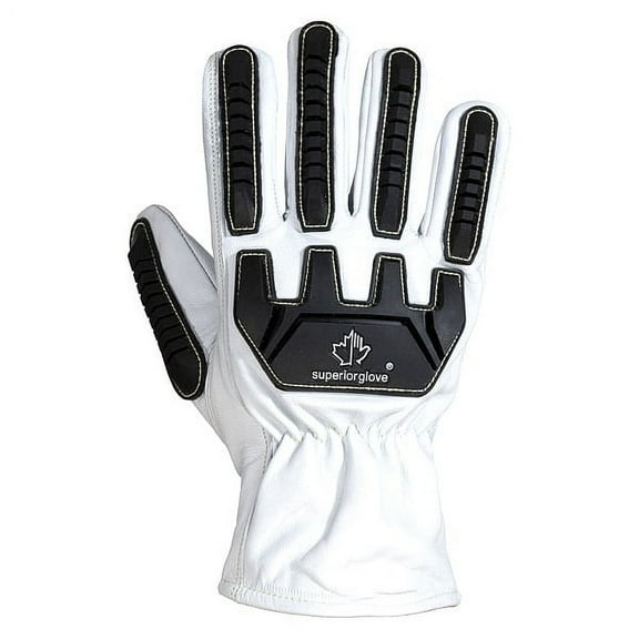 Endura Leather Gloves,White Back,S,PR 378GTXVBE-S