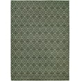 thumbnail image 1 of Endura Light Blue / Brown Hand Made Wool Area Rug, 1 of 3