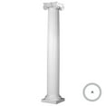thumbnail image 1 of Endura-Stone Round Fluted Tapered Column (FRP), Smooth Paint-Grade, Scamozzi Capital and Tuscan Base 10" Diameter x 10' Overall Height - Unsplit/Whole (Plan A), 1 of 23
