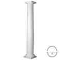 thumbnail image 1 of Endura-Stone Round Tapered Column (FRP), Smooth Paint-Grade, Tuscan Capital & Base, 8" Diameter x 10' Overall Height - Split in 1/2 (Plan D), 1 of 24