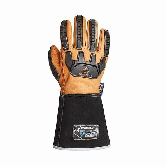 Superior Glove Work Gloves,Drivers,S,Leather,PR 375GKGVB-S