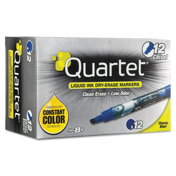 EnduraGlide Dry Erase Marker, Broad Chisel Tip, Blue, Dozen EnduraGlide Dry Erase Marker, Broad Chisel Tip, Blue, Dozen