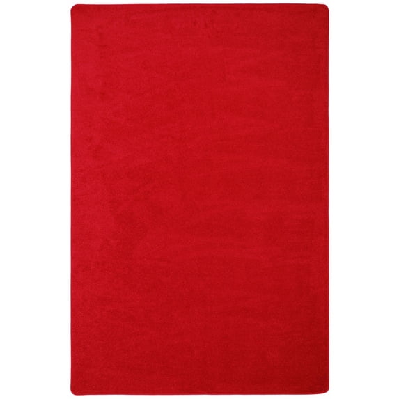Joy Carpets Kid Essentials Endurance 12' x 7'6" Indoor Area Rug in Color Red