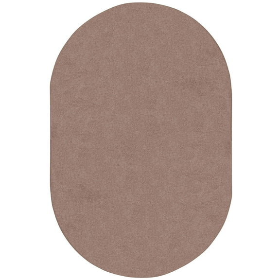 Endurance 12' x 7'6" Oval Area Rug in color Taupe