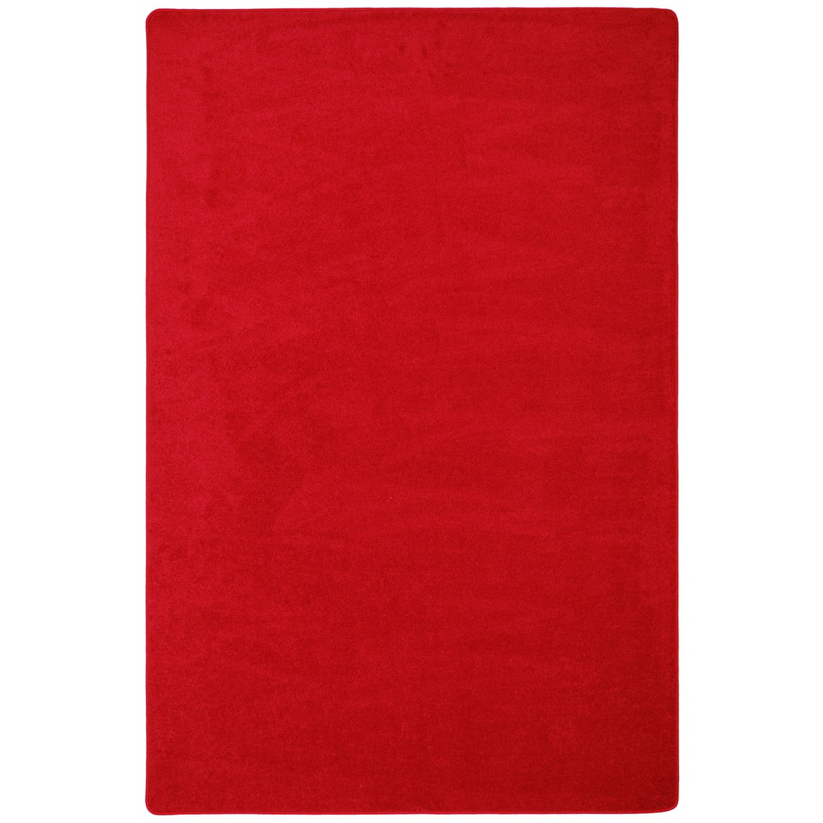 Endurance Red 6' x 9' Tufted Synthetic Area Rug