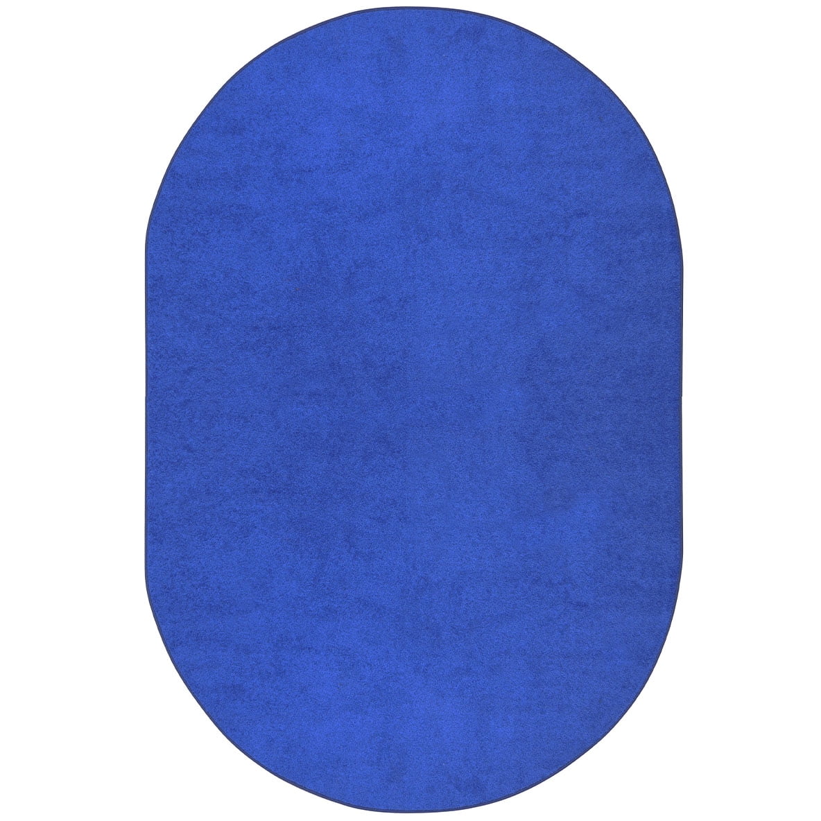 Endurance 6' x 9' Oval Area Rug in color Royal Blue