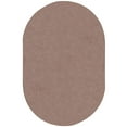 thumbnail image 1 of Endurance 6' x 9' Oval Area Rug in color Taupe, 1 of 5