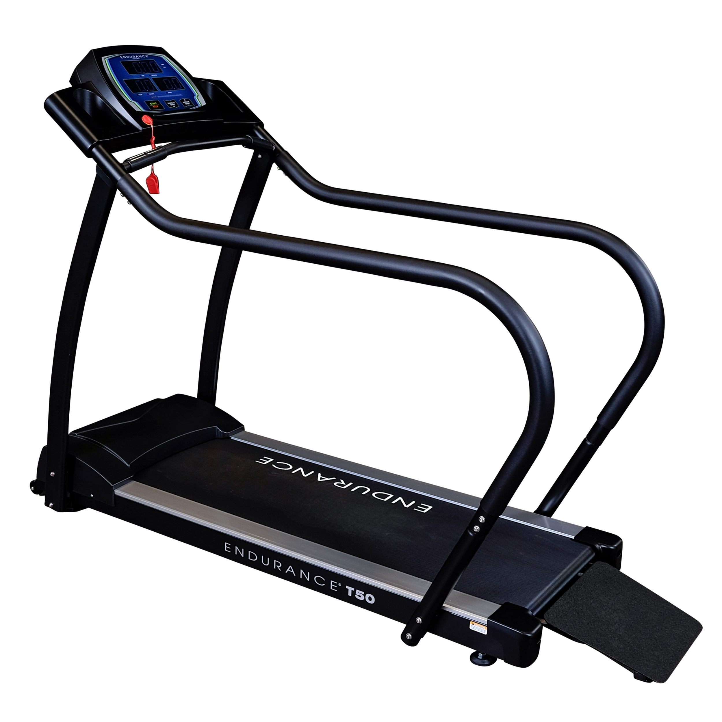 Endurance Electric Walking Exercise Treadmill, Black