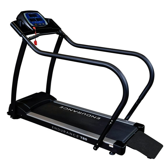 Endurance Electric Walking Exercise Treadmill, Black