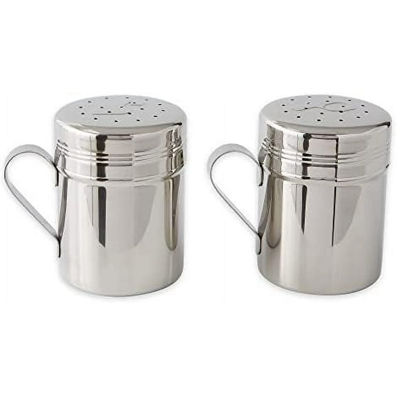 Endurance Kitchen Shaker Collection, Dishwasher Safe, Salt & Pepper Set, 10-Ounce, Stainless Steel