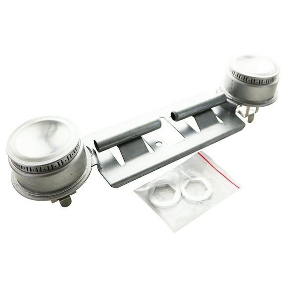 Endurance Pro WB29K17 WB16K10026 Double Range Top Burner Assembly Kit Replacement for GE Hot Point Gas Stove 868697 AP2633210 PS232404, 65932, AH232404, WB16K10003, WB29K0001, WB29K0017