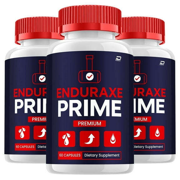Enduraxe Prime for Men Capsules – EnduraxePrime Vitamin Complex Pills, Energy, 3 Pack, 180 Capsules