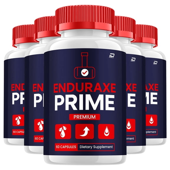 Enduraxe Prime for Men Capsules EnduraxePrime Vitamin Complex Pills, Energy, 5 Pack, 300 Capsules