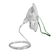 Endure Elongated Oxygen Mask with 6.8' Tubing and Adjustable Elastic Strap, Pack of 2 (Pediatric)