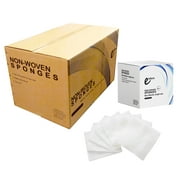 Case of 2000 Pcs - 4 x 4 Non-Woven Sponge Non-Sterile Standard, Folded Edge