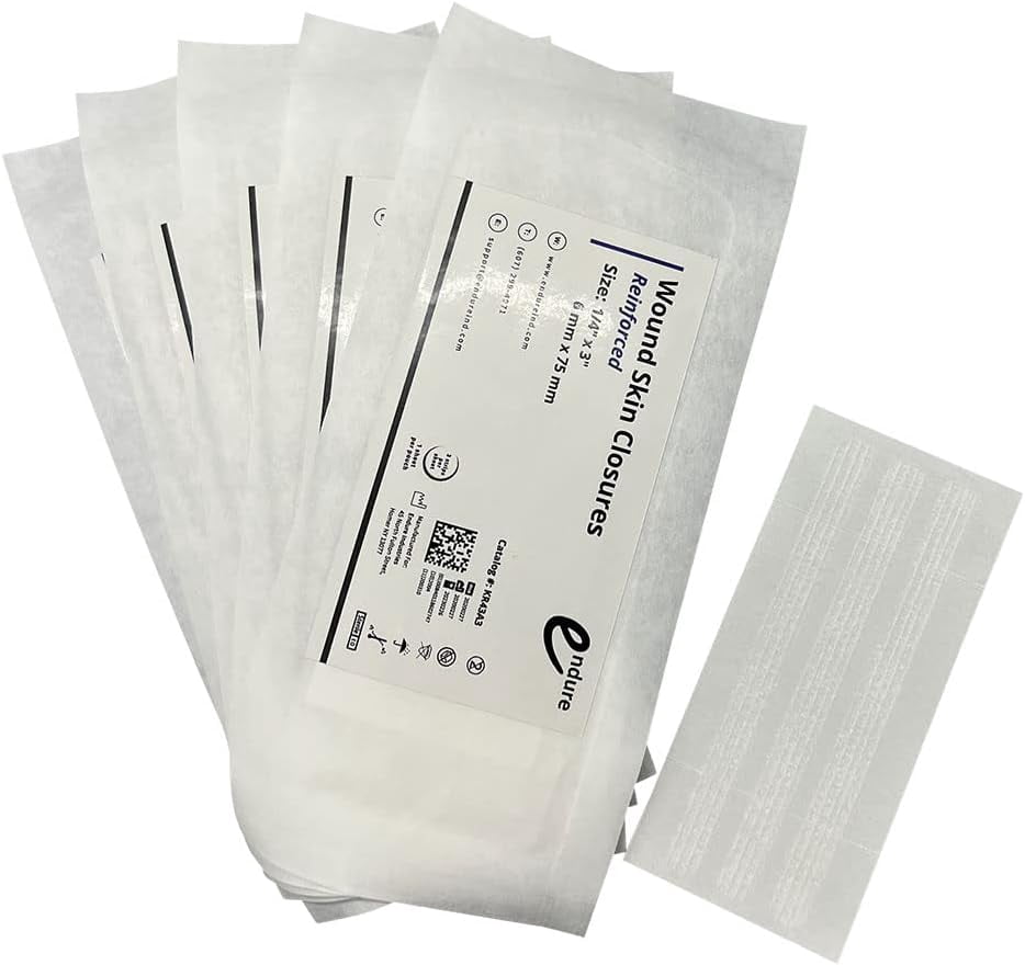 Endure Wound Skin Closures Strips, 3 Strips per Sheet, 1 Sheet per ...