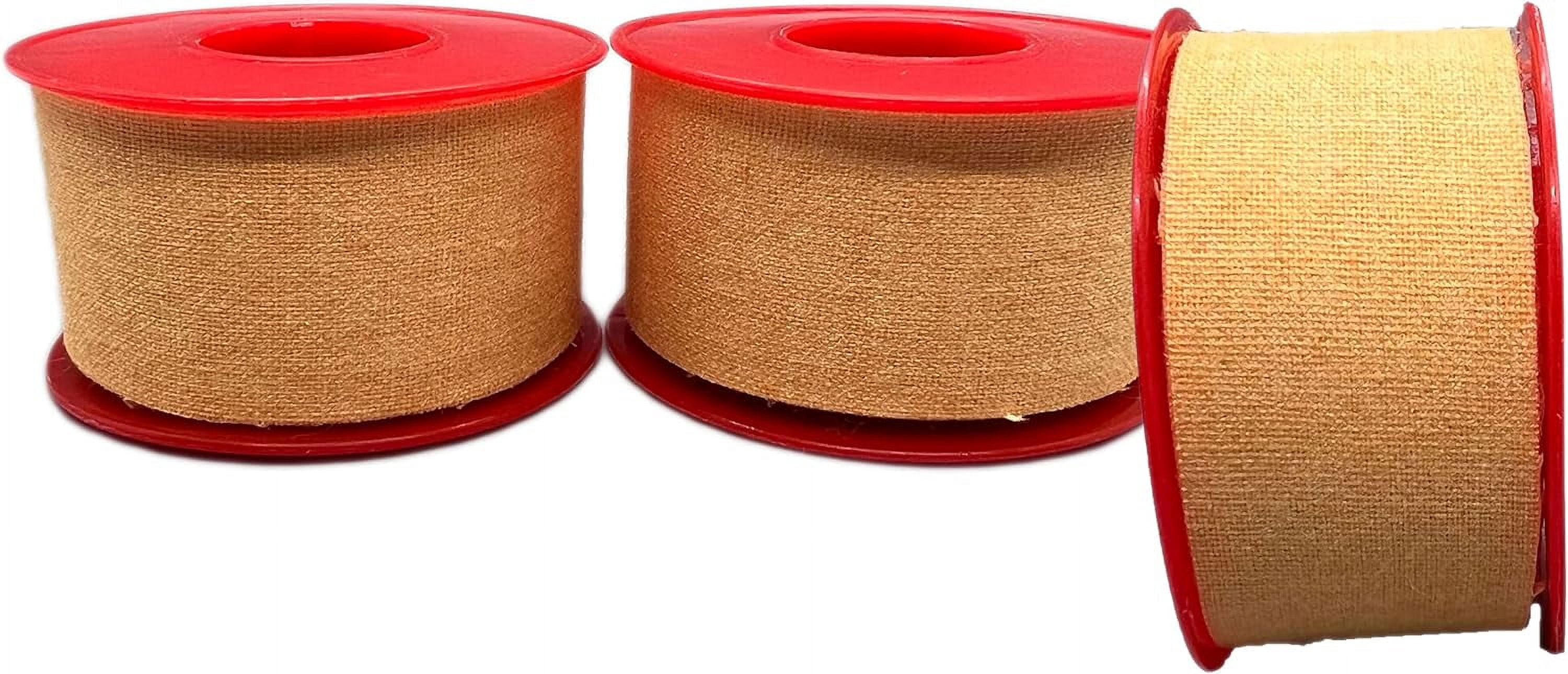 Endure Zinc Oxide Cloth Tape, 3 Pack Of Rigid Strapping Sports Adhesive