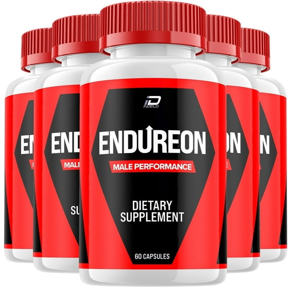 Endureon for Men Capsules - Endureon Dietary Supplement, 5 Packs, 300 Capsules