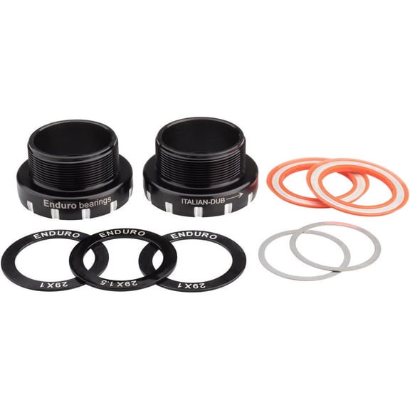 Enduro Angular Contact Bearing Threaded ITA Bottom Bracket | SRAM DUB 29mm Crank