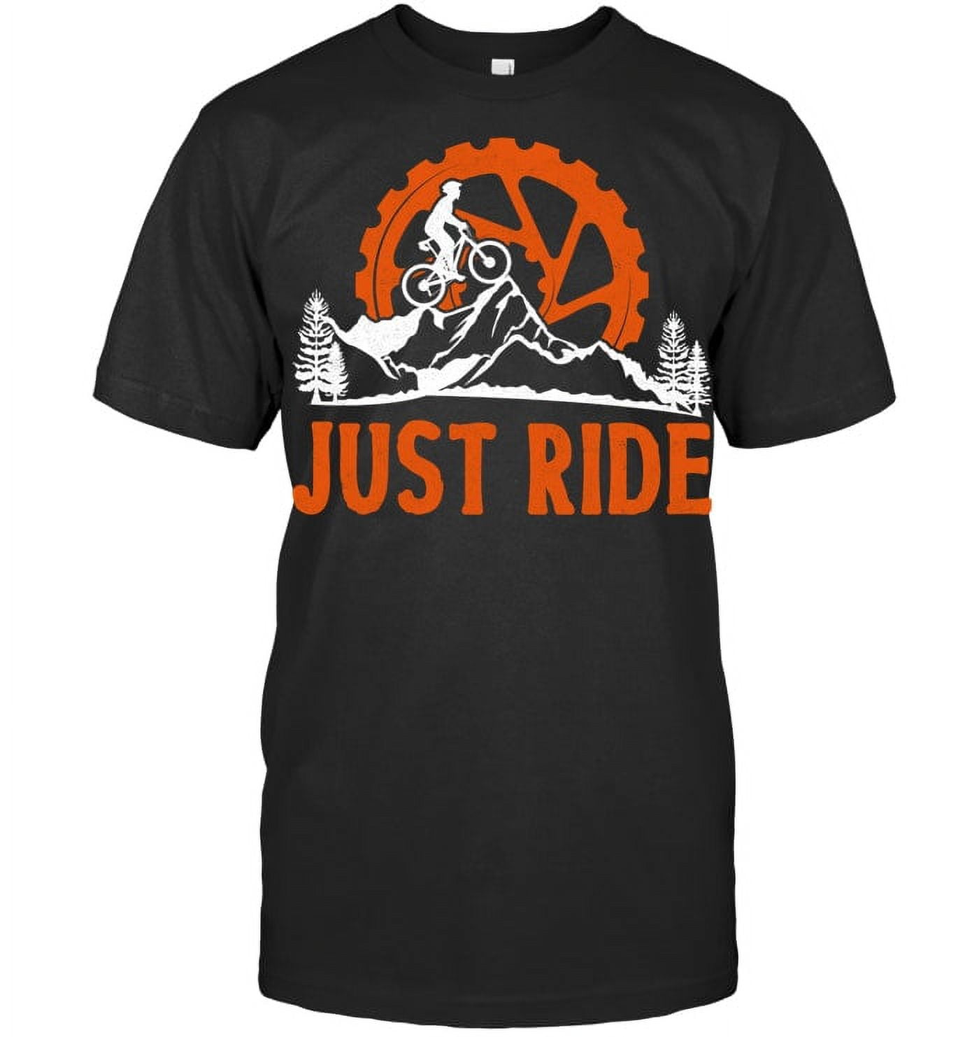 Enduro Mtb Mountain Bike Riding Downhill Just Ride Pullover MTB T Shirt