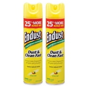 Endust Multi-Surface Dusting and Cleaning Spray, Lemon Zest, 12.5 Ounce Pack of 2
