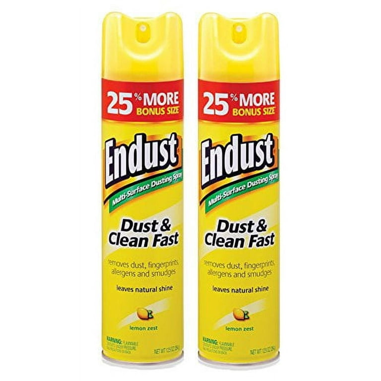 Endust Multi-Surface Dusting and Cleaning Spray, Lemon Zest