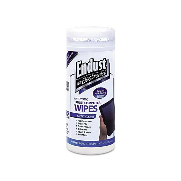 Endust Tablet and Laptop Unscented Cleaning Wipes