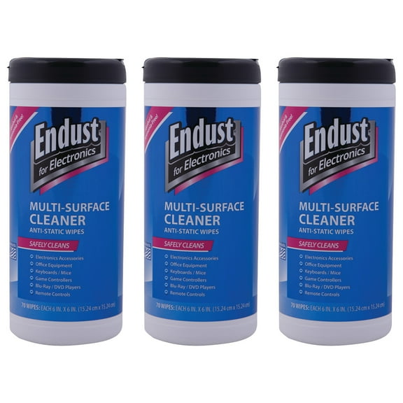 Endust for Electronics 255050 Electronics Duster (10oz; Non-Flammable; with Bitterant), 3 Pack