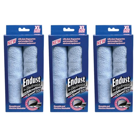Endust for Electronics Twin Micro Fiber, 3 Pack
