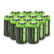 Enegitech CR2 3V Lithium Battery, DL-CR2 for Golf Rangefinder Non-Rechargeable 12 Pack