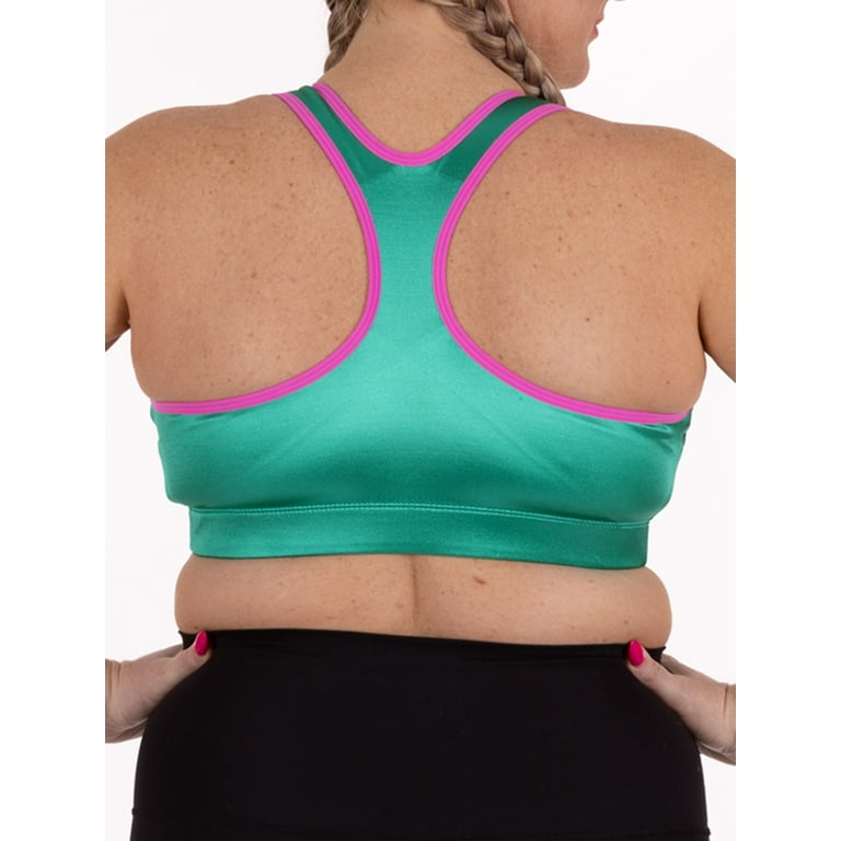 Enell Womens High Impact Wire-Free Racerback Sports Bra Style-NL102