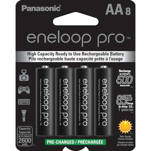 Eneloop Panasonic BK3HCCA8BA pro AA High Capacity NiMH PreCharged