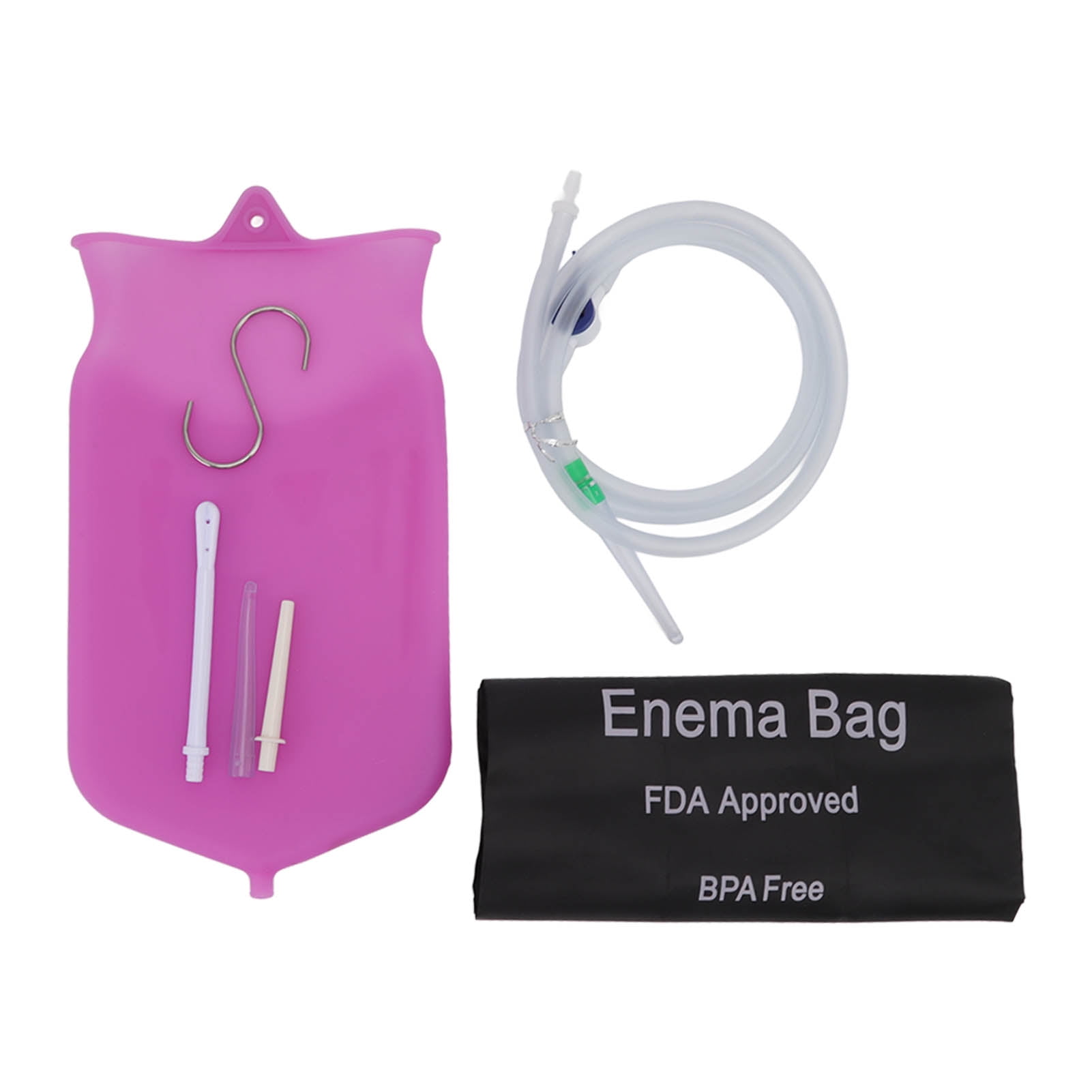 Enema Bag Kit Professional Reusable Silicone BPA Free 2L Coffee Enema