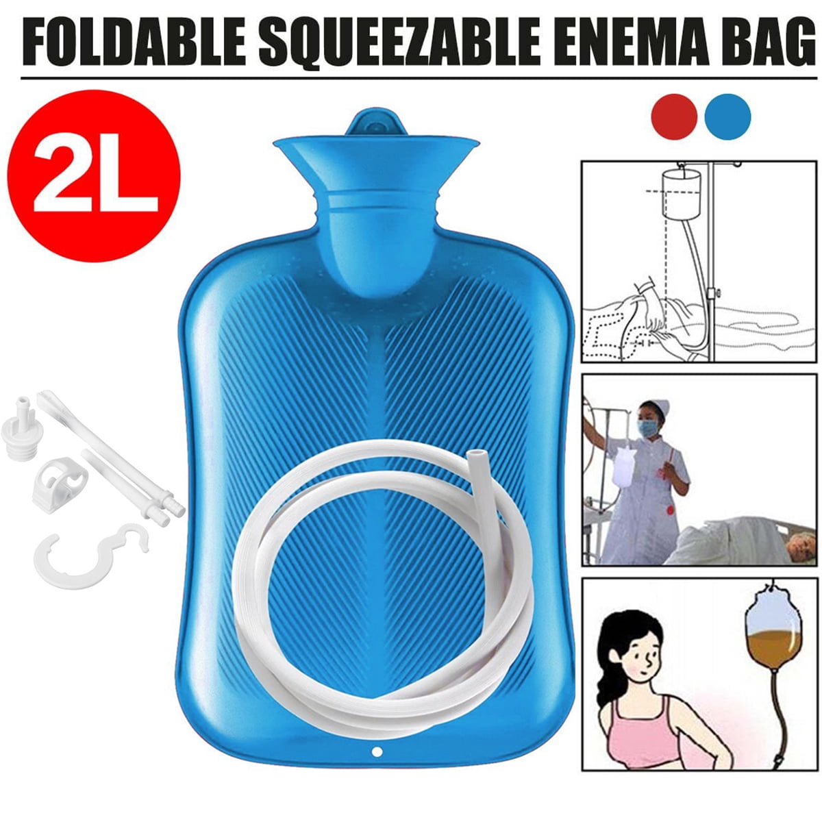 Customer reviews for Enema Bag,ZPL Reusable 2L Enema Bag Kit Colon