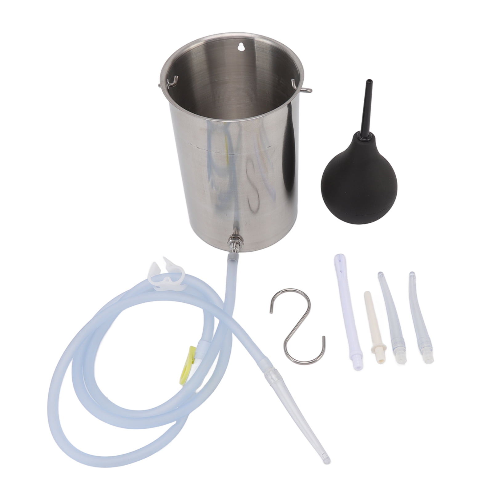 Enema Bucket Kit, Relieve Constipation Intestine Cleansing Enema Douche