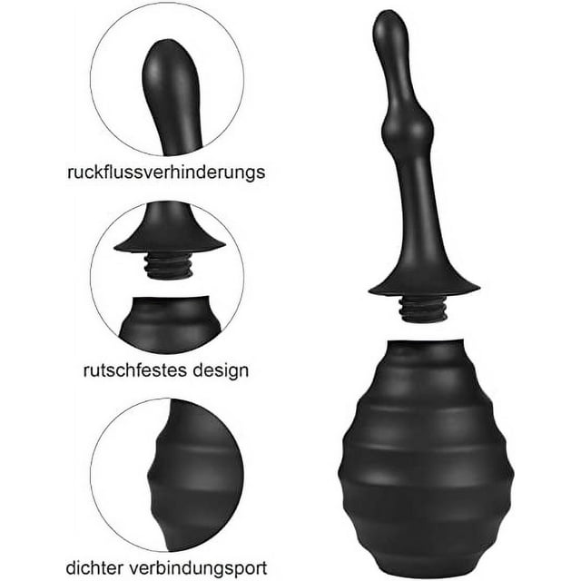 Enema Bulb Syringe Soft and Comfortable Nozzle LeakProof Douches
