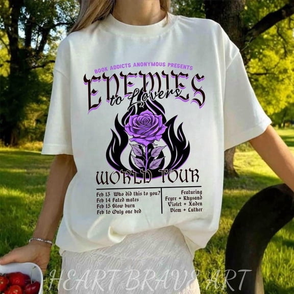 Enemies To Lovers TShirt, Romantasy Fated Mates Hoodie, Bookish Dark Romance, Slow Burn T-shirt, Romantasy Tropes T-shirt, Literary Tee