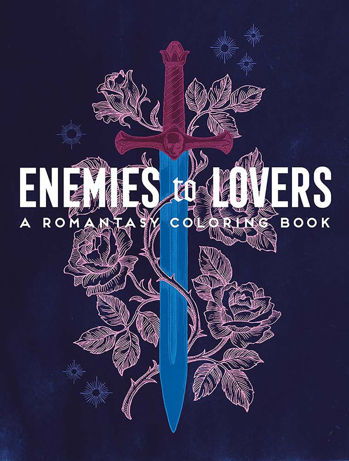 Ana Bidault: Enemies to Lovers: a Romantasy Coloring Book, 120 pages (Paperback)