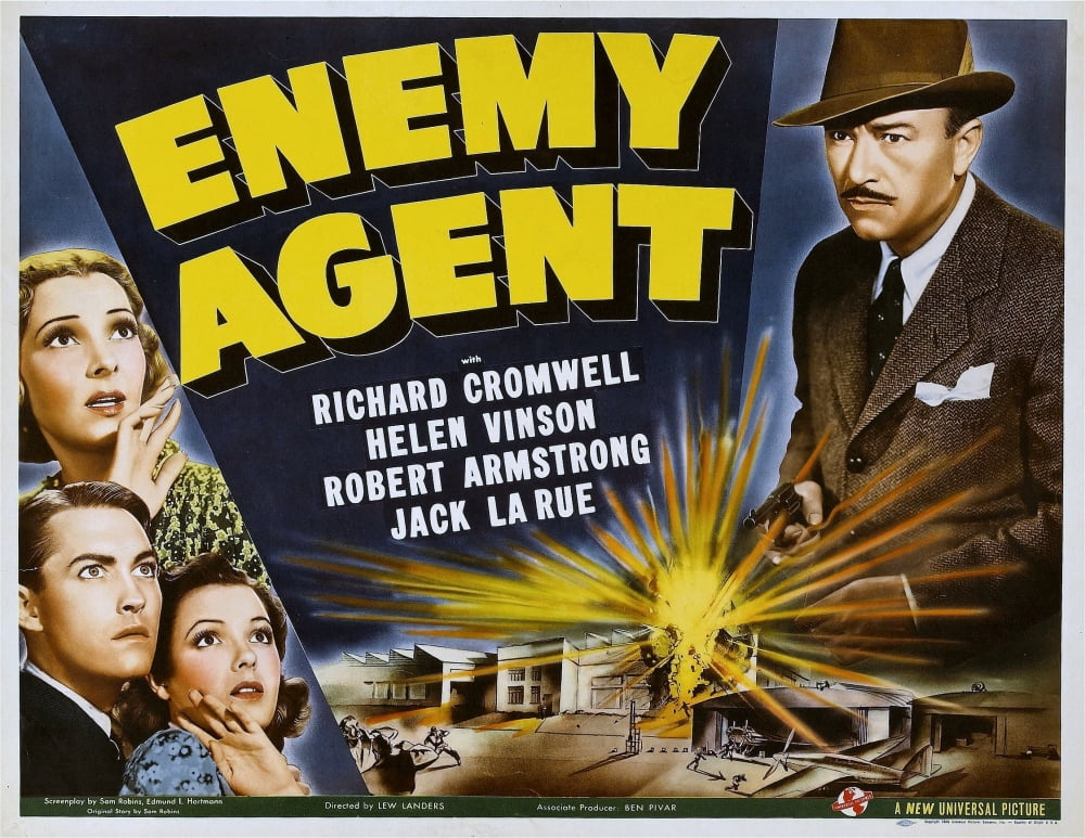 Enemy Agent Canvas Art - (28 x 22)