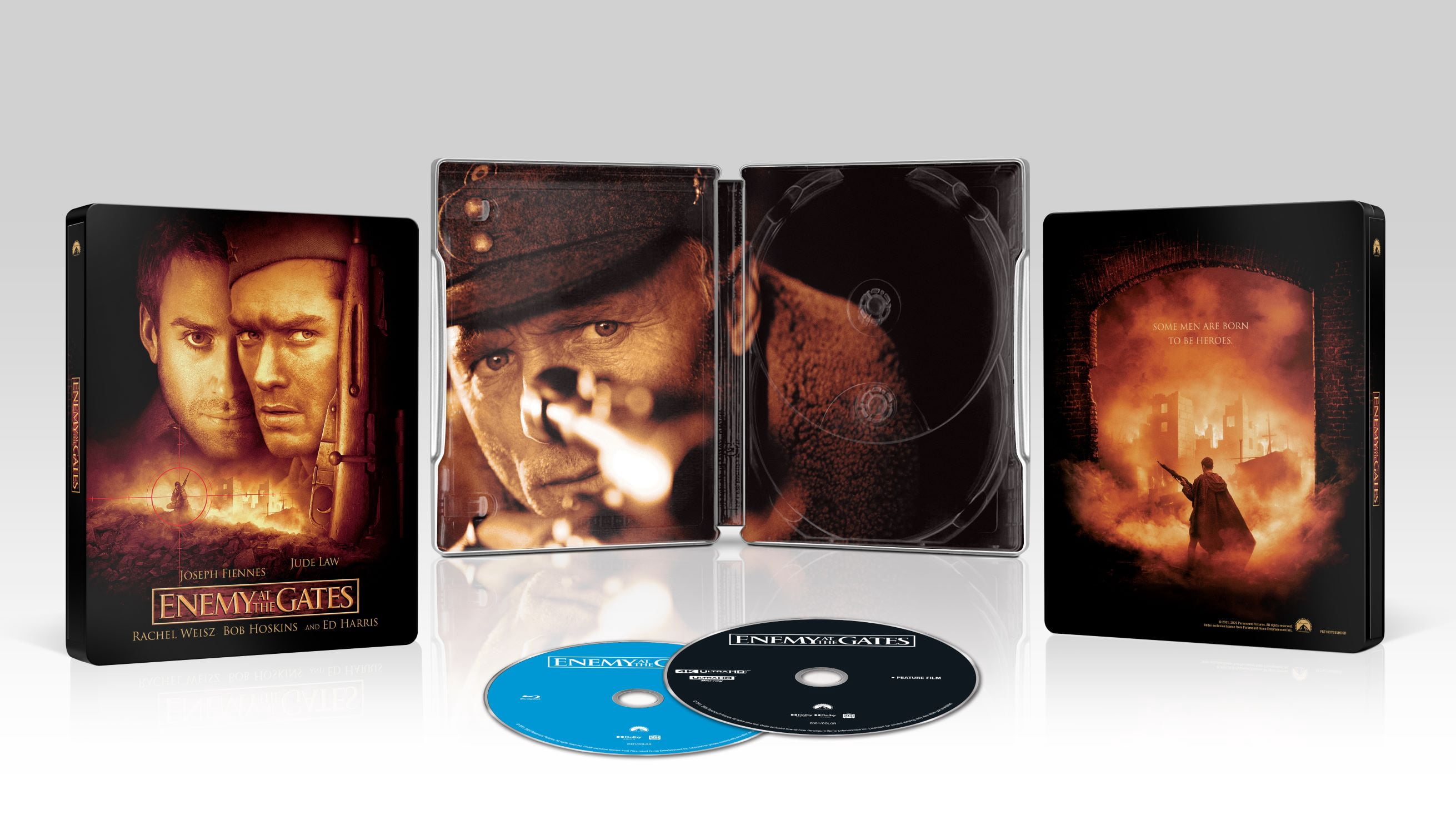Enemy At The Gates (Steelbook) (4K Ultra HD + Blu-ray + Digital Copy) Paramount Pictures Corporation, Action