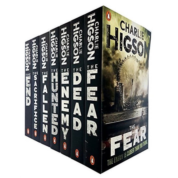 Pre-Owned Enemy Book Series Charlie Higson Collection 7 Books Set (The Enemy, The Dead, The Fear, The Sacrifies, The Fallen, The Hunted, The End )