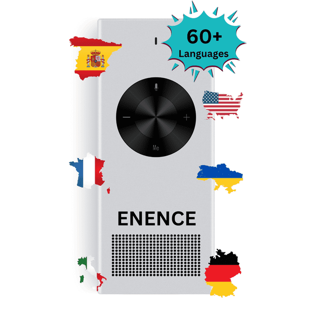 Enence Pro Language Translator Device, Instant Two Way Voice