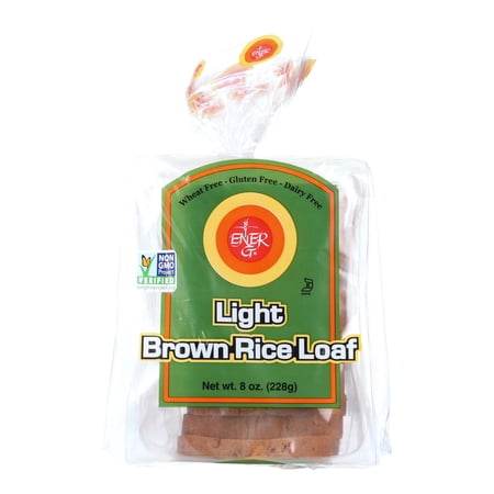 Ener-G Light Brown Rice Loaf Gluten Free, 8 Oz