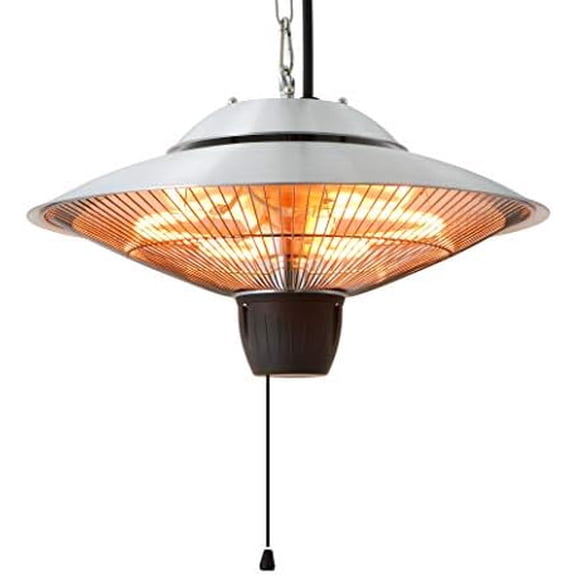 EnerG+ Infrared Electric Outdoor Heater - Hanging, Silver, Model:HEA-21524$$Garden &