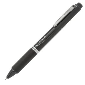 EnerGel 2S Multi-Function, 2-Ink + Pencil, (0.5mm) Fine Line, Black/Red Ink/0.5mm Pencil, Black Barrel