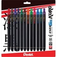 thumbnail image 1 of EnerGel Kuro Liquid Gel Retractable Pens 0.7 mm Assorted Liquid Gel Ink 2 /Pack | Bundle of 2 Packs, 1 of 2