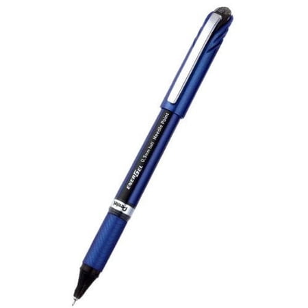 EnerGel NV Liquid Roller Ball Stick Gel Pen, Black Ink, Needle